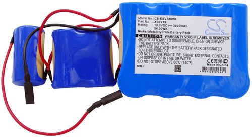 Batteri til Euro Pro XBT779 3000 mAh