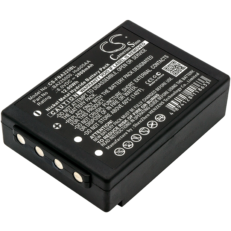 Batteri til HBC BA225000,Hub05AA,005-01-00615,BA205000,BA205030,BA206000,BA206030,BA225030,FuB05AA,FuB05XL,BA225031 2000 mAh