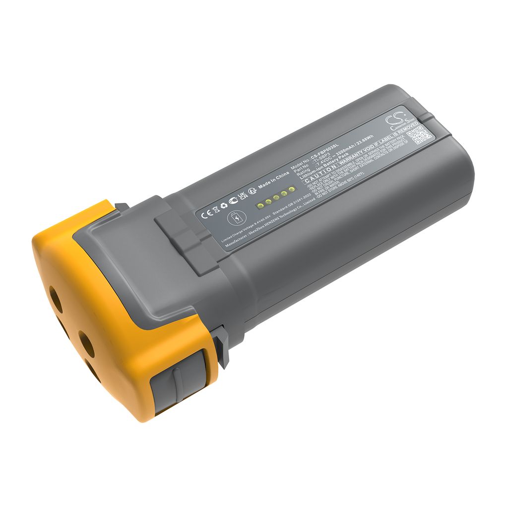 Batteri til Fluke TI-SBP3,1653T1,3440365 3200 mAh
