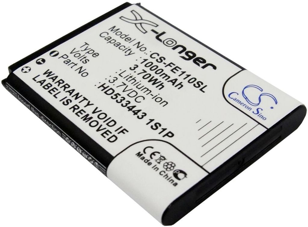 Batteri til Technaxx 1000 mAh