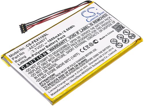 Batteri til Fiio AEC404677 1800 mAh