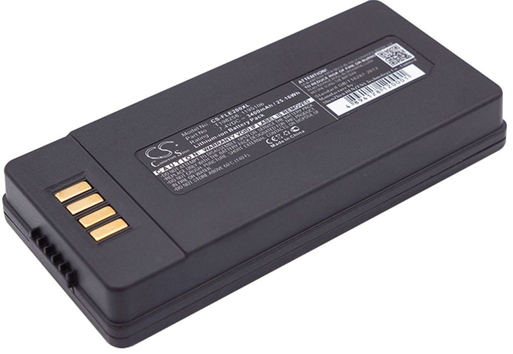 Batteri til Flir T198258,1195106,1195106-05,T199366,T199366AAC 3400 mAh