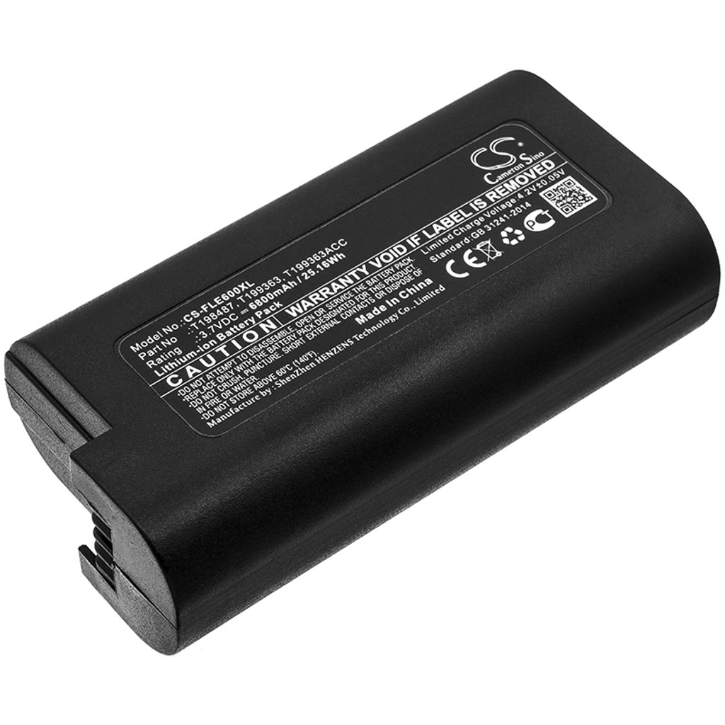 Batteri til Flir T197752,T198487,T198553,T199363,T199363ACC 6800 mAh