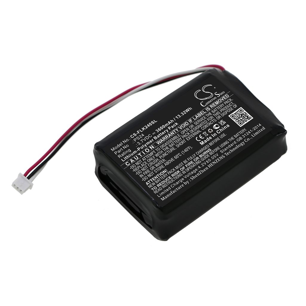 Batteri til Megmeet Li37-3600,9136-08000-13 3600 mAh