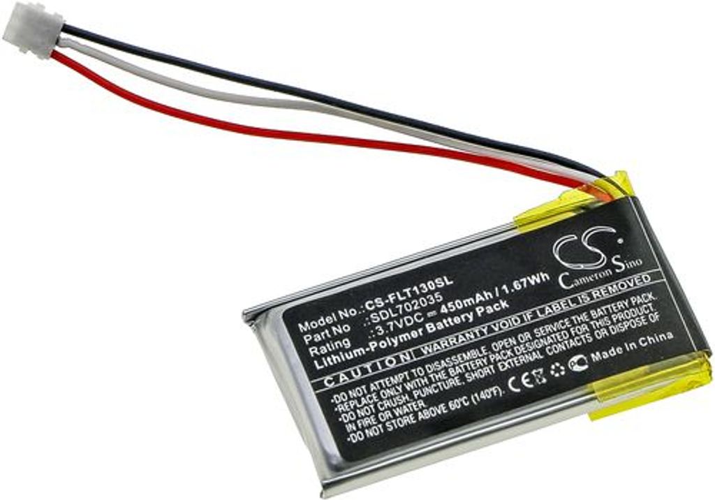 Batteri til Flir SDL702035,LF602035-02 450 mAh