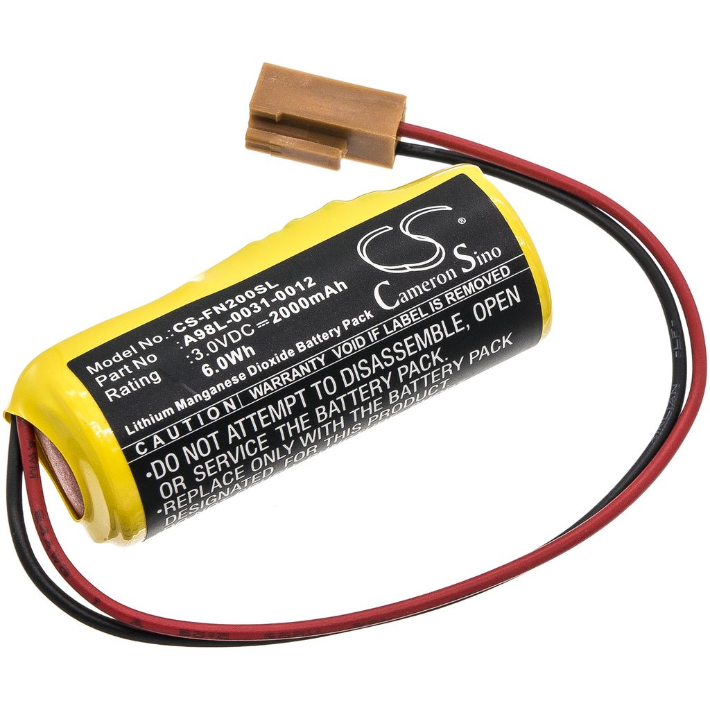 Batteri til Fanuc LX98L-0031-0012 2000 mAh