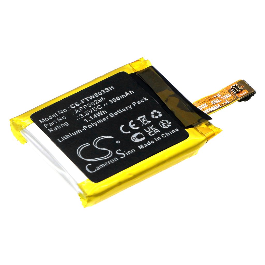 Batteri til Fossil APP00296 300 mAh