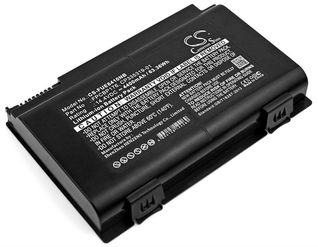 Batteri til Fujitsu CP335319-01,FPCBP176,FPCBP176AP,FPCBP233,FPCBP233AP,FPCBP251,S26391-F518-L200,S26391-F405-L810,06446 4400 mAh
