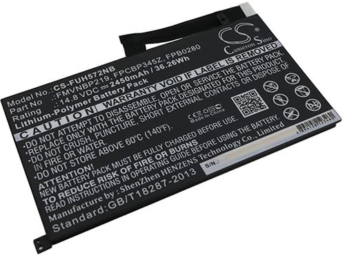 Batteri til Fujitsu FMVNBP219,FPB0280,FPCBP345Z 2450 mAh