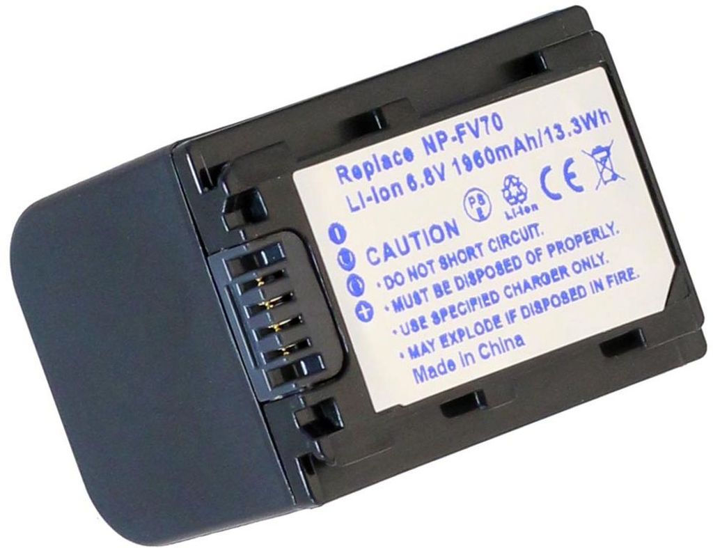 Batteri til Sony NP-FV70 (1300mAh)