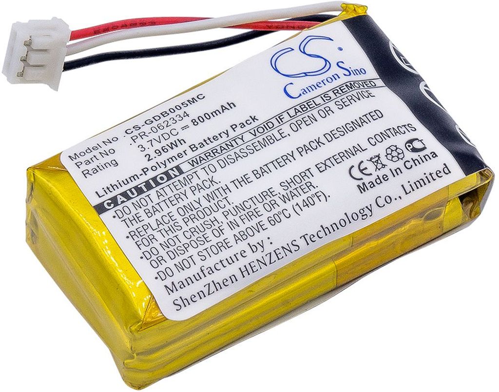 Batteri til GoPro PR-062334 (800mAh)