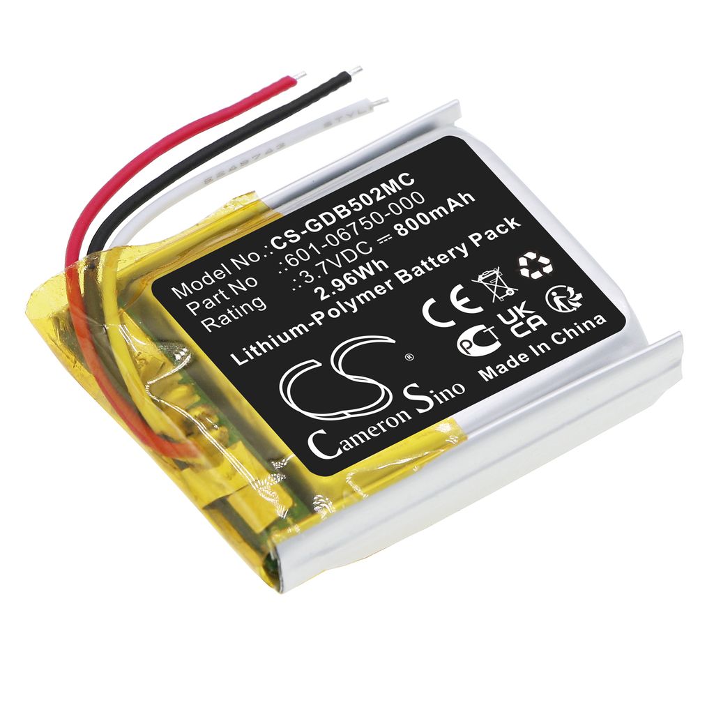 Batteri til GoPro 601-06750-000,601-06750-101,601-10257-000 (800mAh)