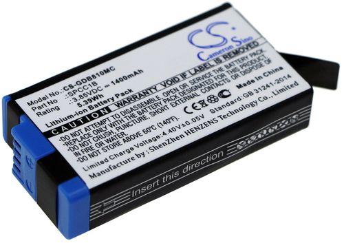 Batteri til GoPro SPCC1B,601-26762-000 (1400mAh)