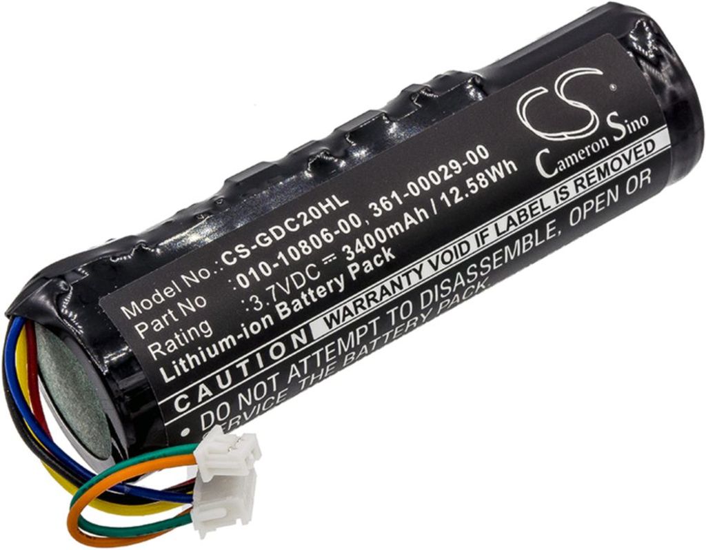 Batteri til Garmin 010-10806-00,010-10806-01,010-10806-20,361-00029-00,AC00-12542 3400 mAh