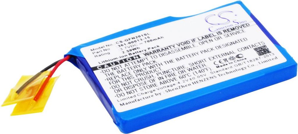 Batteri til Garmin 361-00013-15 700 mAh