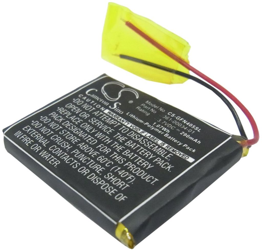 Batteri til Garmin 361-00034-01 290 mAh