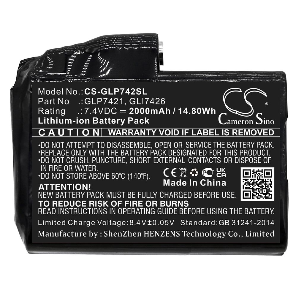 Batteri til Glovii GLP7421,GLI7426 2000 mAh