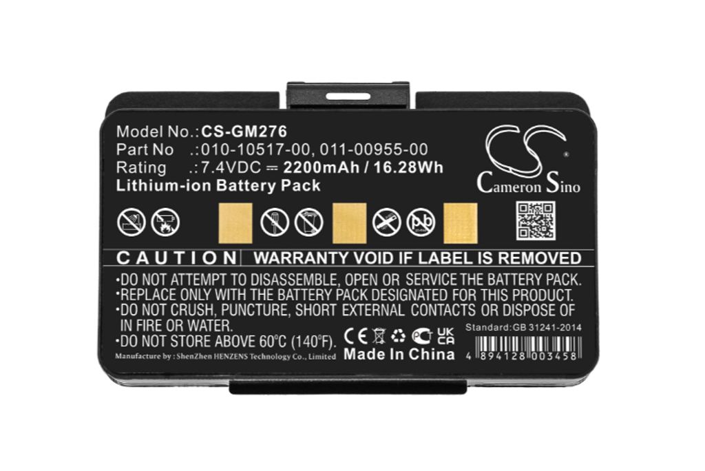 Batteri til Garmin 010-10517-00,010-10517-01,011-00955-00,011-00955-02 2200 mAh
