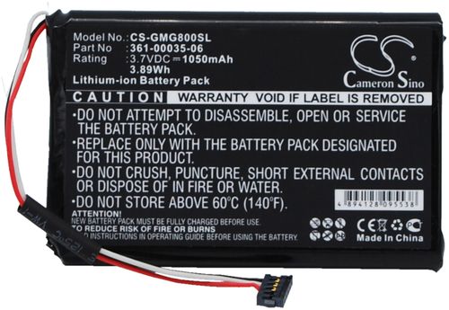 Batteri til Garmin 361-00035-06 1050 mAh