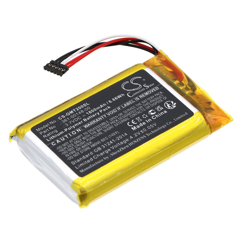 Batteri til Garmin 361-00148-00 1800 mAh
