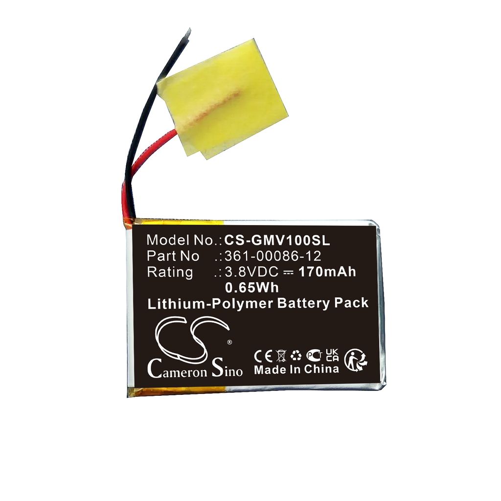 Batteri til Garmin 361-00086-12 170 mAh