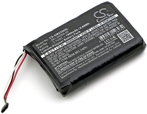 Batteri til Garmin 361-00059-00,361-00059-01 1800 mAh