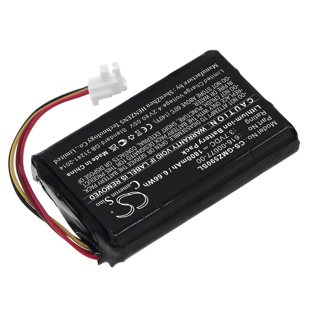 Batteri til Garmin 010-12110-003,361-00077-00,361-00077-10,616-00077-00,616-00077-10 1800 mAh