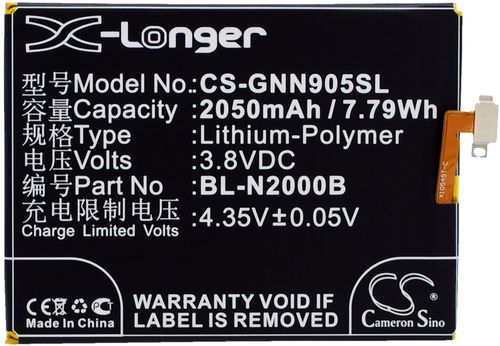 Batteri til BLU 2050 mAh