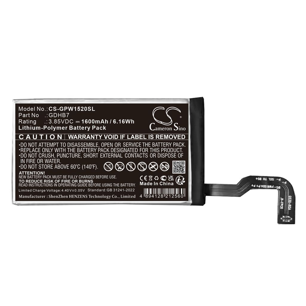 Batteri til Google GDHB7 1600 mAh