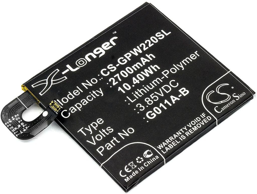 Batteri til Google G011A-B,35H00272-01M,35H00272-03M 2700 mAh