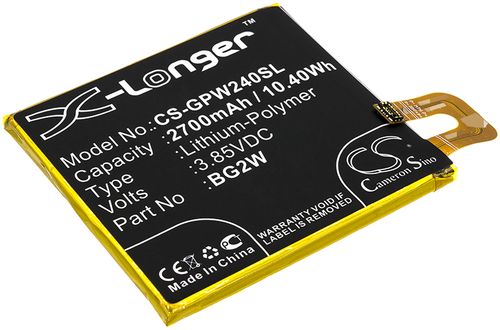 Batteri til Google BG2W,35H00272-00M,35H00272-01M 2700 mAh