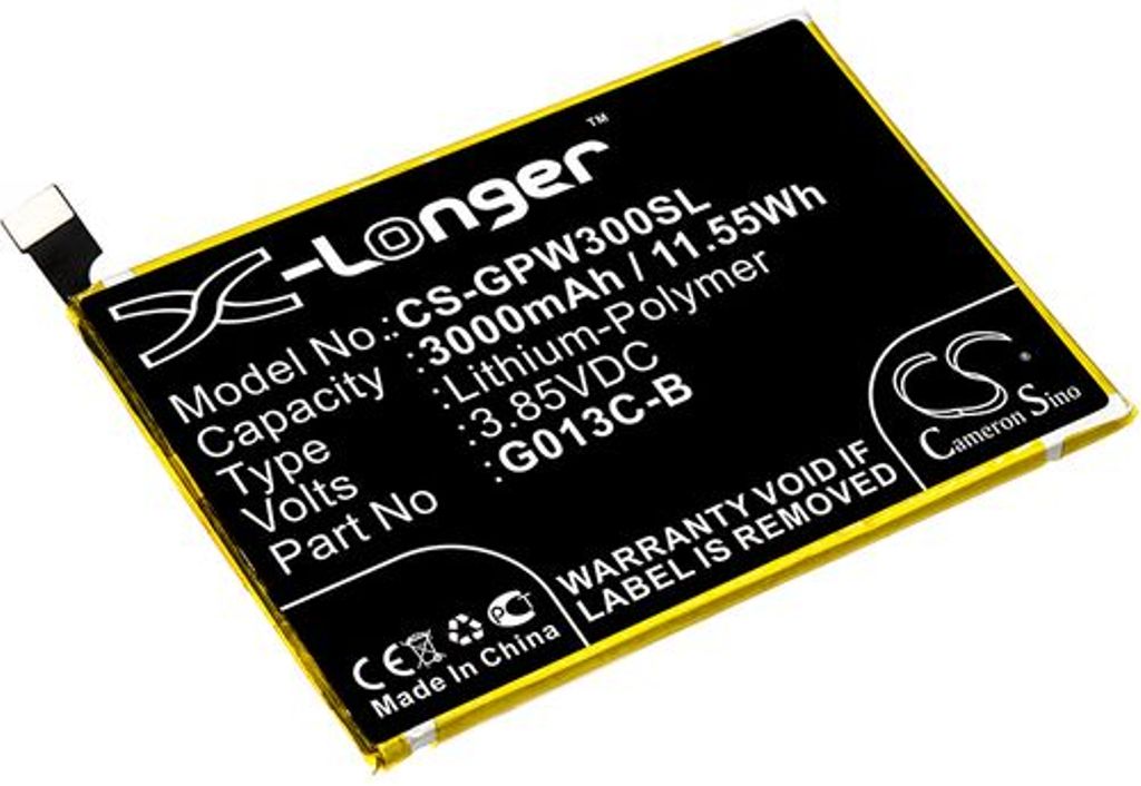 Batteri til Google G013C-B,823-00086-01 3000 mAh