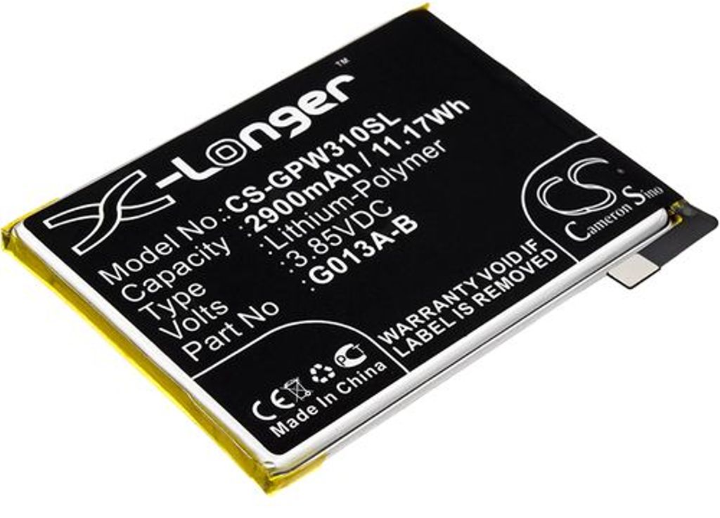Batteri til Google G013A-B,823-00073-01 2900 mAh