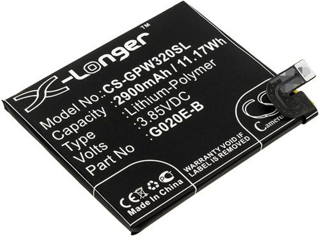 Batteri til Google G020E-B 2900 mAh