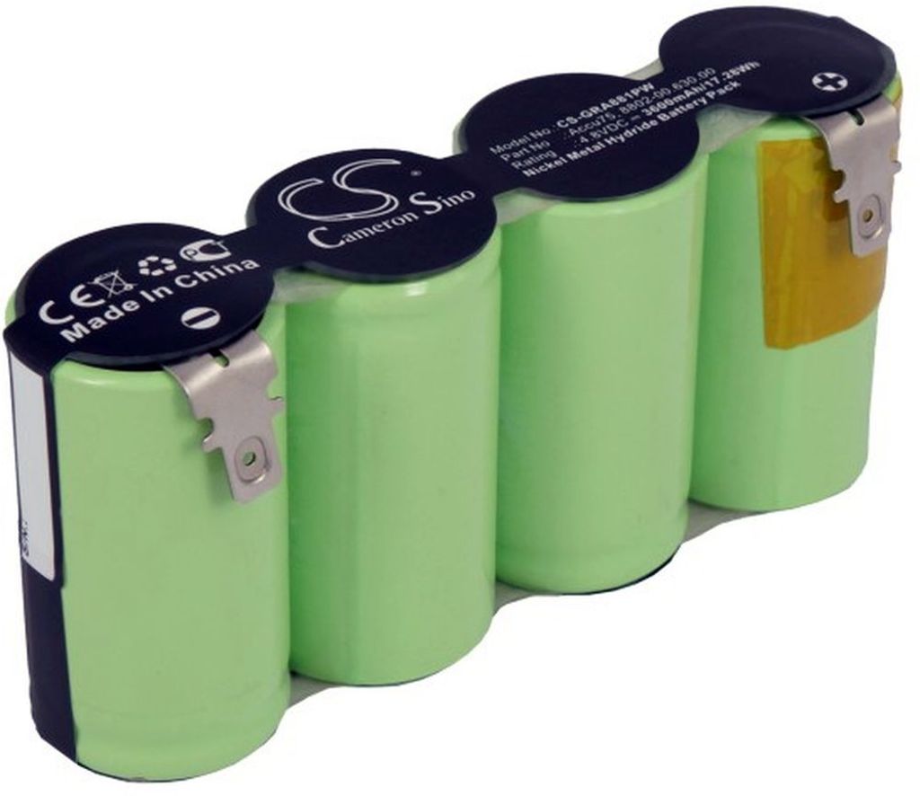 Batteri til Vileda 1.680.100.00,61501 3600 mAh