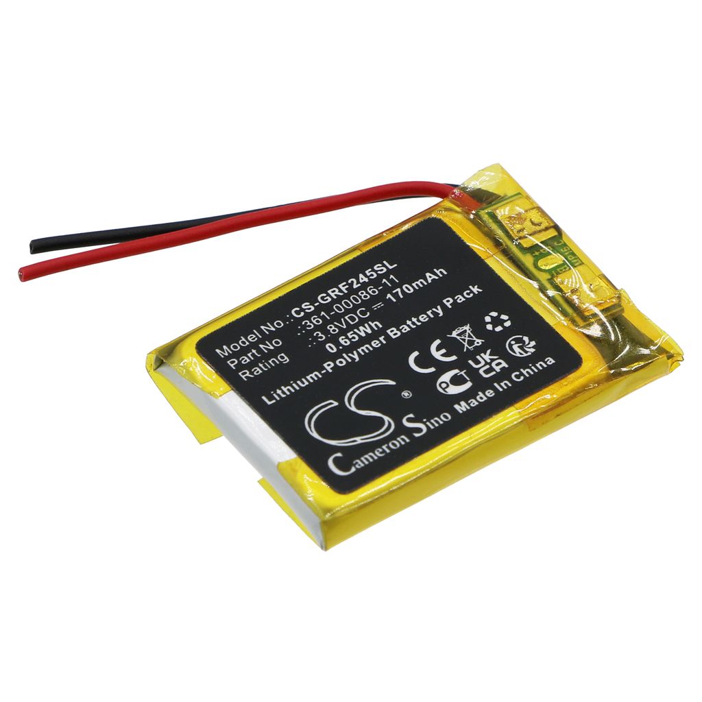 Batteri til Garmin 361-00086-11 170 mAh