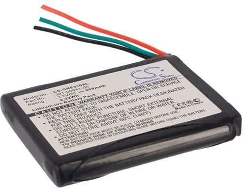 Batteri til Garmin 361-00041-00 600 mAh