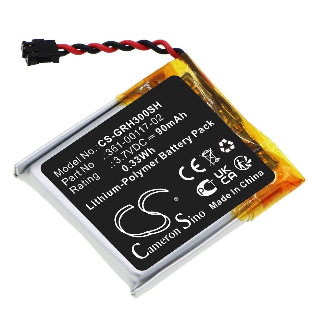 Batteri til Garmin 361-00117-02 90 mAh