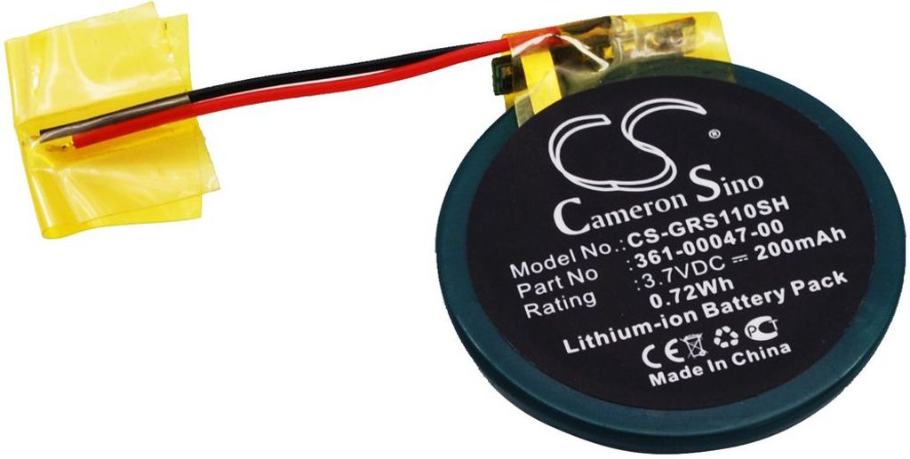 Batteri til Garmin 361-00047-00,361-00064-00 200 mAh