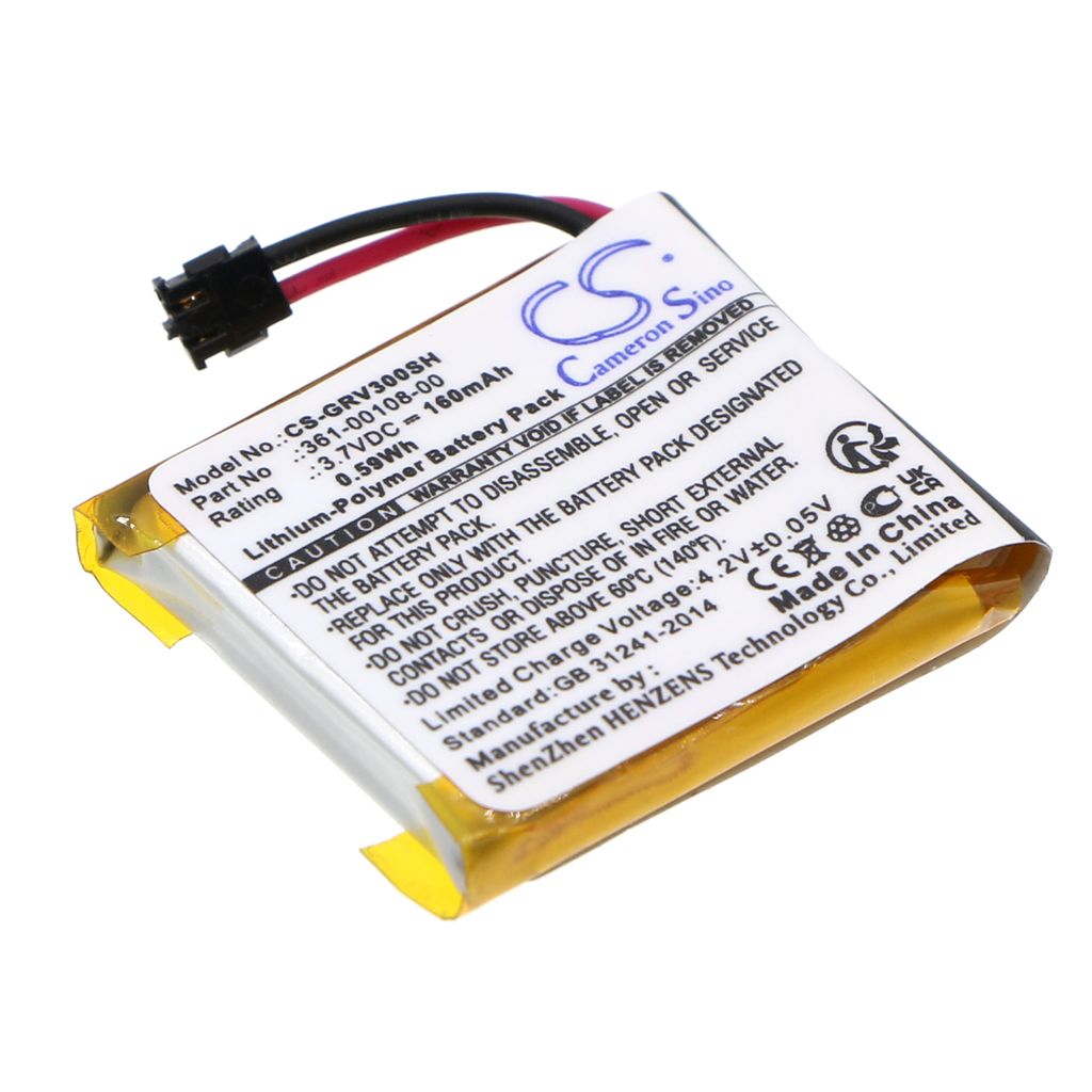 Batteri til Garmin 361-00108-00,361-00108-01 160 mAh