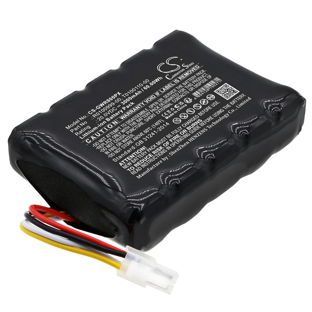 Batteri til GreenWorks R0100999-00,T0100110-00 3000 mAh