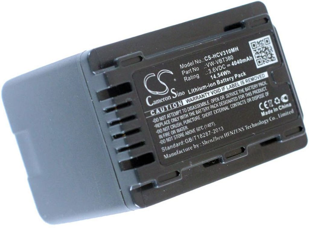 Batteri til Panasonic VW-VBT380 (4040mAh)