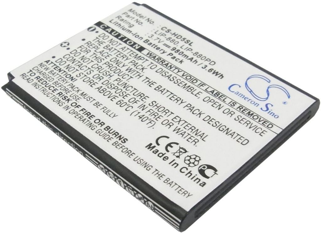 Batteri til Sony LIP-880,LIP-880PD,LIP-880PD-B,2-632-807-11 980 mAh