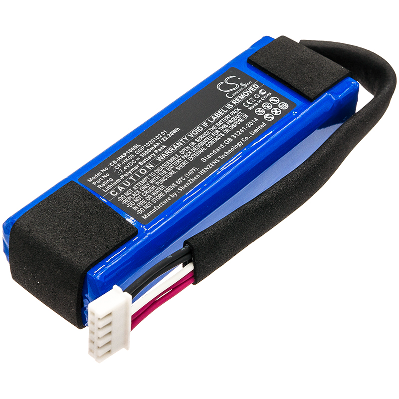 Batteri til Harman/Kardon CP-HK06,GSP1029102 01 3000 mAh