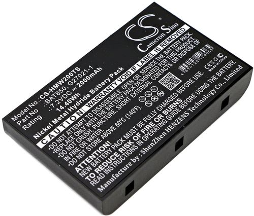 Batteri til HME BAT850,G27021-1,105G073 2000 mAh