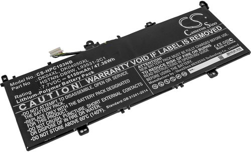 Batteri til HP DK04XL,DK04050XL,HSTNN-DB9W,L93531-2C1 6150 mAh