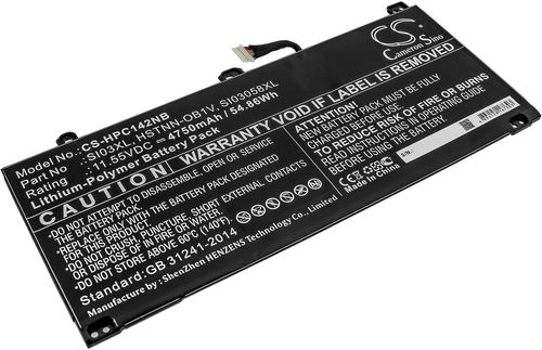 Batteri til HP HSTNN-IB9S,HSTNN-OB1V,M12329-1D1,M12329-AC1,SI03XL,SI03058XL 4750 mAh