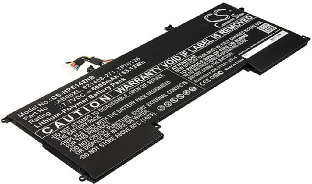 Batteri til HP 921408-271,921408-2C1,921438-855,AB06053XL,AB06XL,HSTNN-DB8C,TPN-I128,TPNI128 6900 mAh