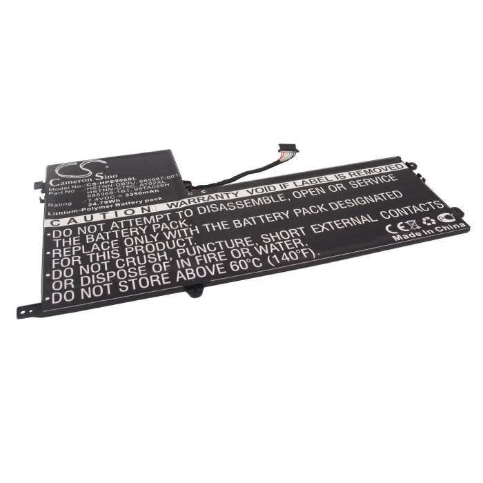 Batteri til HP HSTNN-DB3U,685987-001,HSTNN-C75C,AT02XL,685368-1B1,99TA026H,HSTNN-IB3U,685368-1C1,AT02025XL,D3H85UT, 3350 mAh