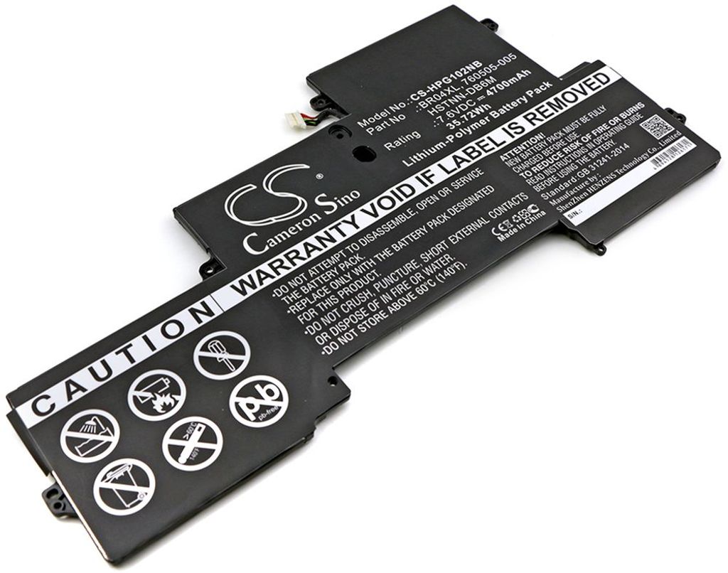 Batteri til HP BR04XL,760505-005,765605-005,HSTNN-DB6M,HSTNN-I26C,HSTNN-I28C 4700 mAh